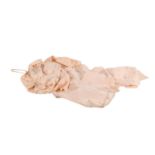 Early 20th Century Silk Lingerie comprising a composite set in pink silk embroidered with blue