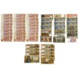 Assorted World Banknotes, highlights include: Canada, Royal Bank of Canada, ten dollars 1935, (