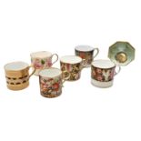A Wedgwood Dragon Lustre Bowl, of octagonal form and with mottled green ground, printed mark and