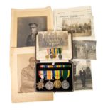 A First World War "Mons" Group of Four Medals, awarded to 2020 SJT.T.(Thomas) D.(Dunlop)MACNAIR,