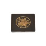 A George VI Silver-Gilt and Lacquered Minaudière, by Cartier, London, 1937, Numbered 8023 (?)