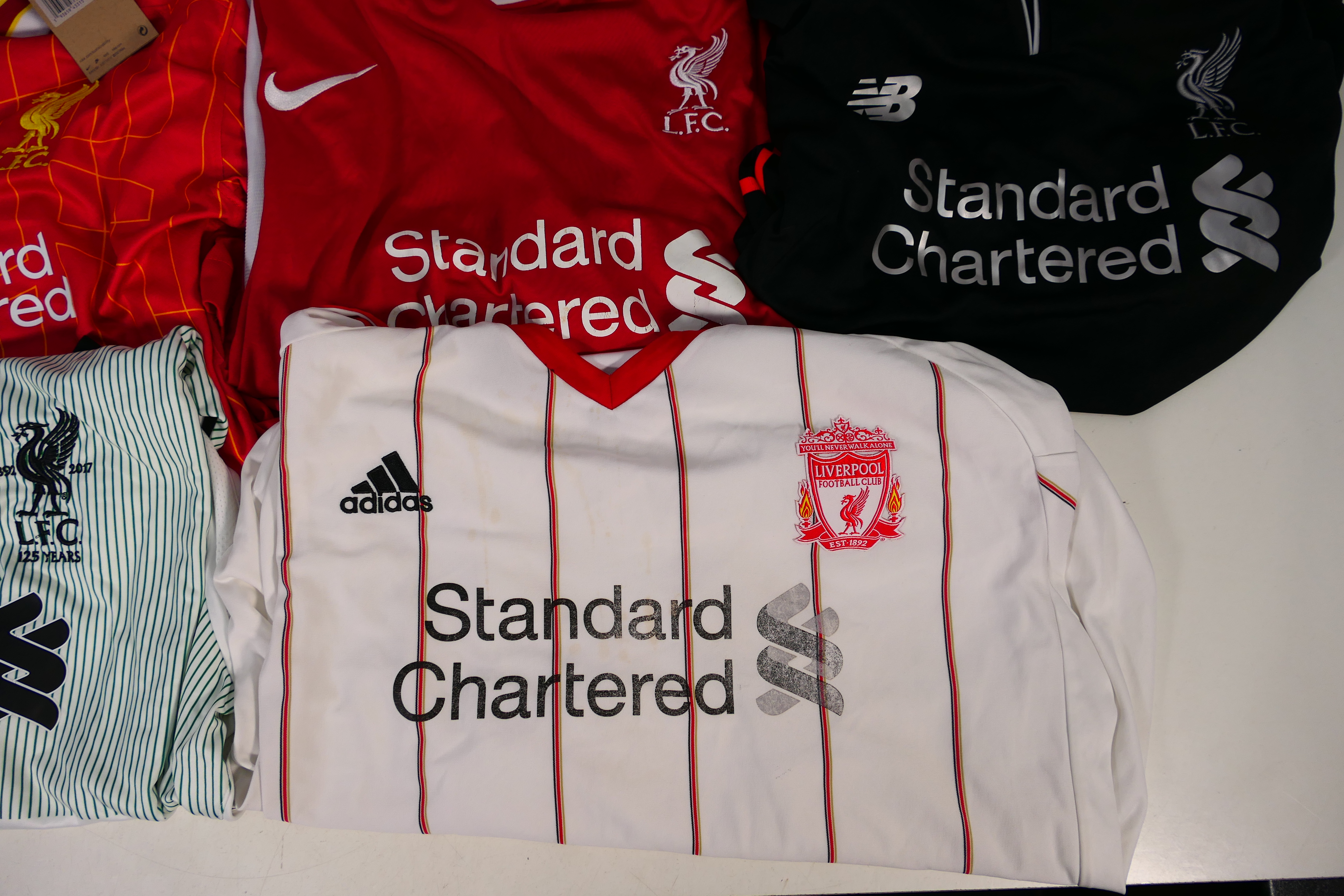 Liverpool Football Club - Five replica shirts, all with Standard Chartered sponsorship, - Image 3 of 6