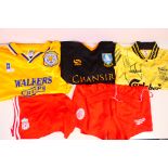Replica football shirts and shorts to include a Score Draw Official Retro Leicester City Football