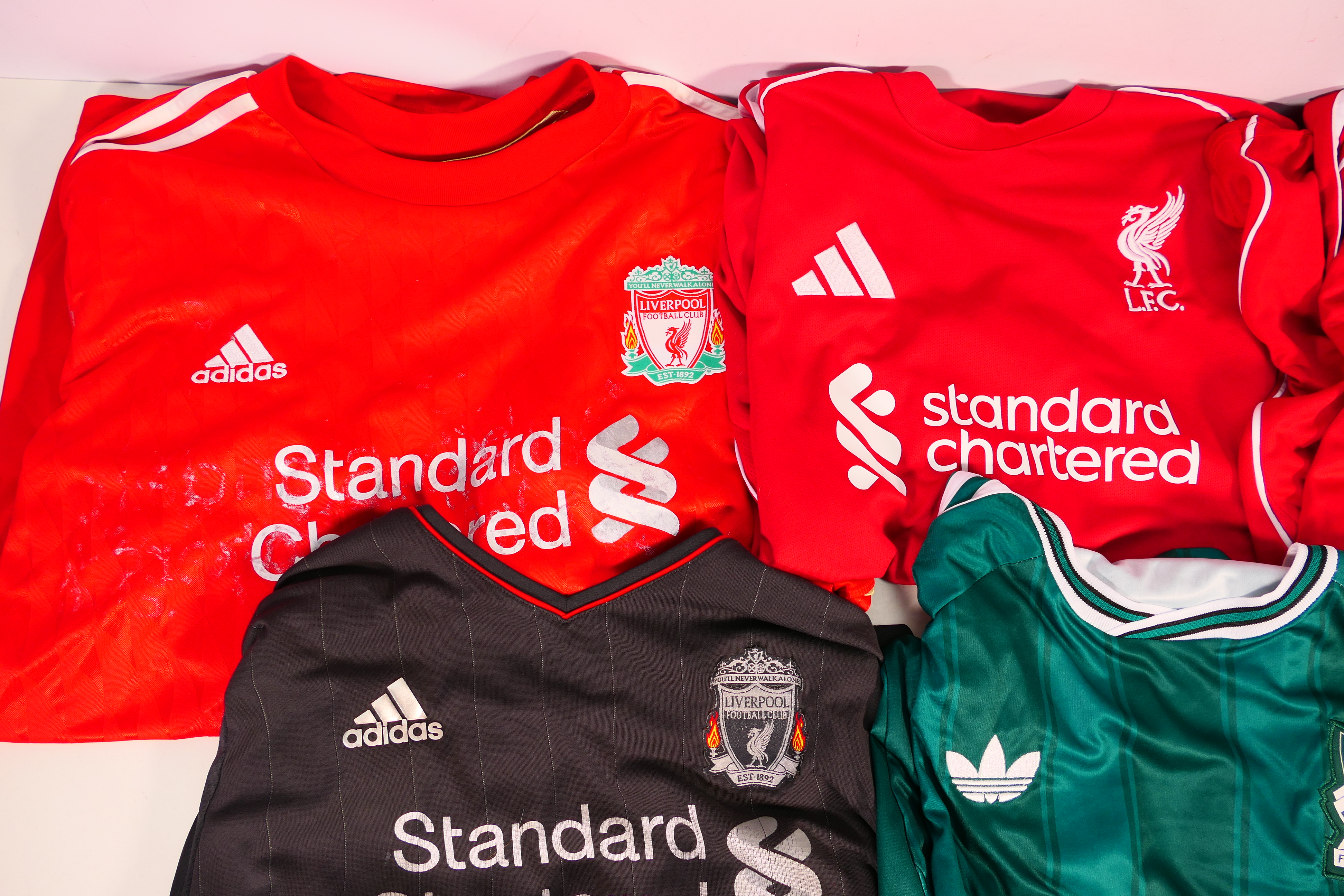 Liverpool Football Club - Five replica football shirts, all with Standard Chartered sponsorship, - Image 3 of 5