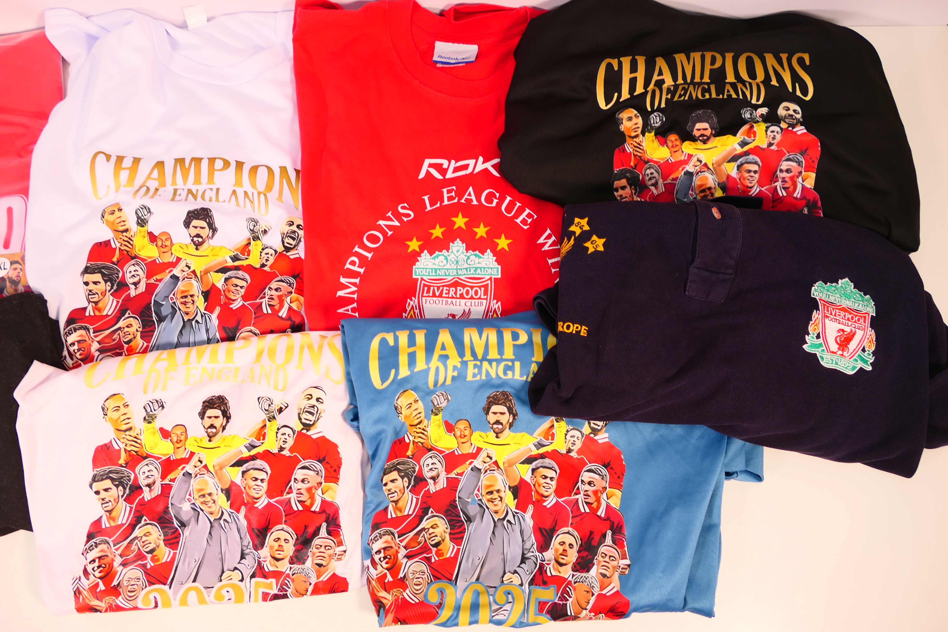 Liverpool Football Club - A collection of T shirts relating to Liverpool, - Image 3 of 3