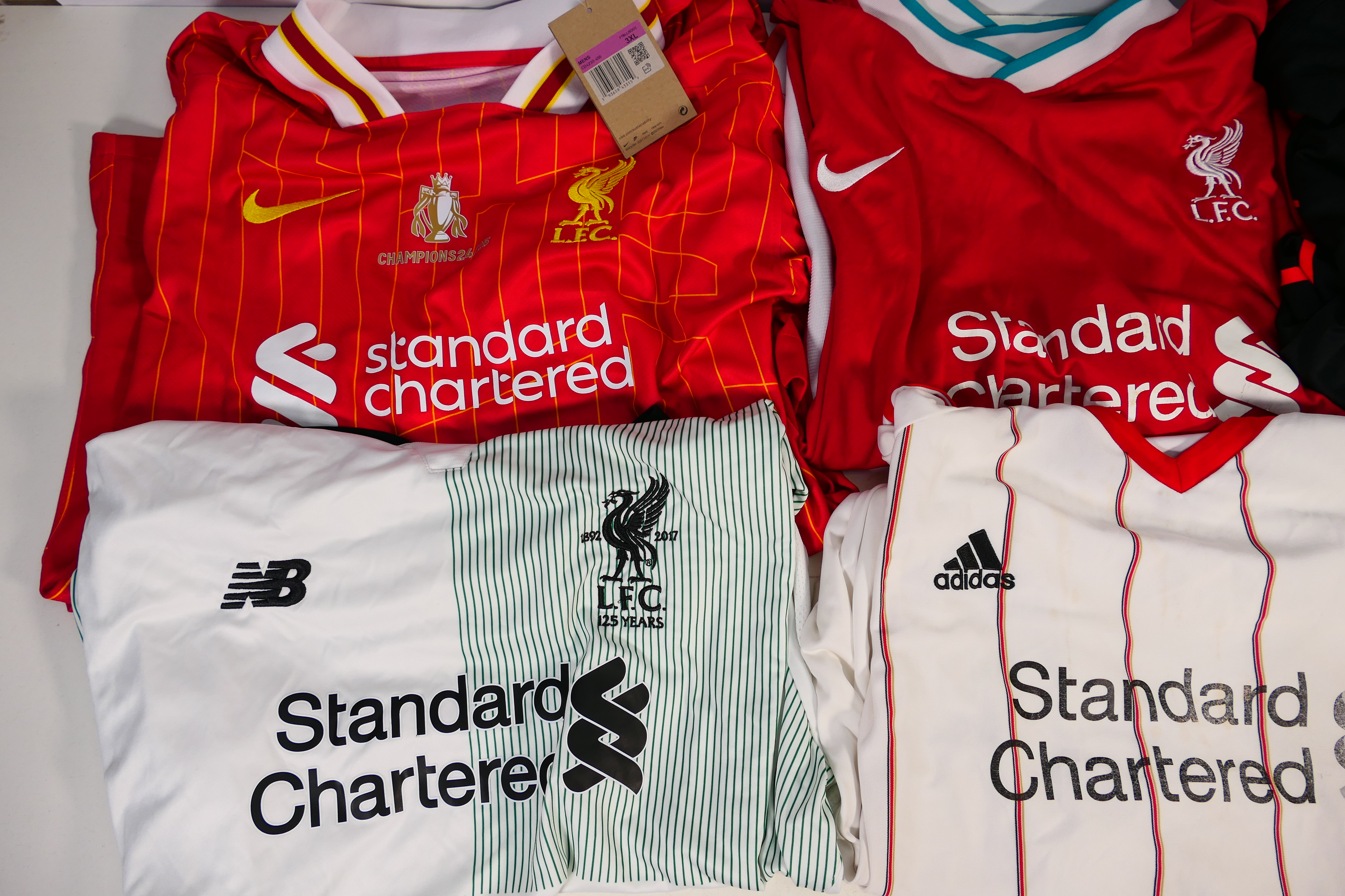 Liverpool Football Club - Five replica shirts, all with Standard Chartered sponsorship, - Image 2 of 6