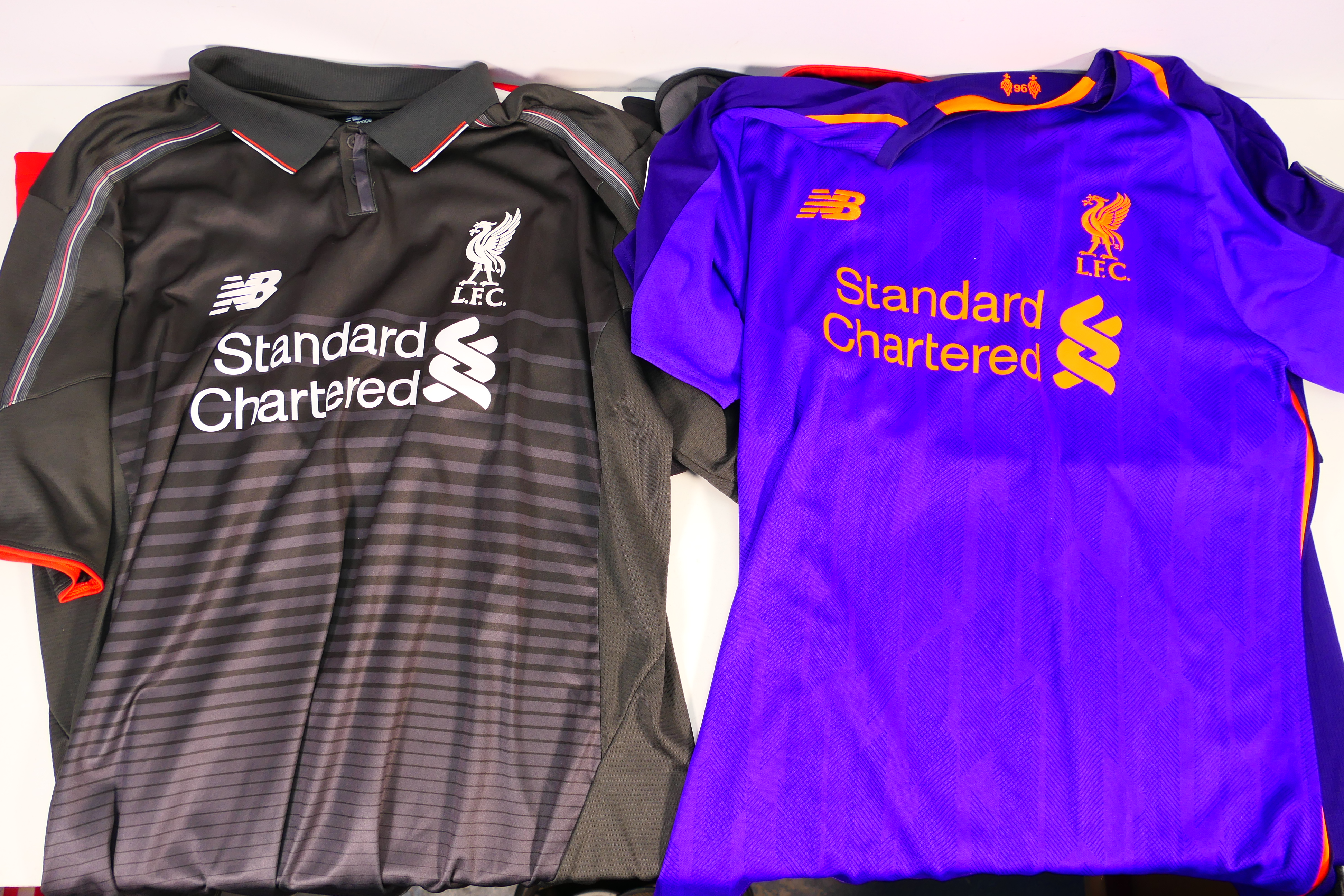 Liverpool Football Club - Four replica shirts, all with Standard Chartered sponsorship, - Image 6 of 7