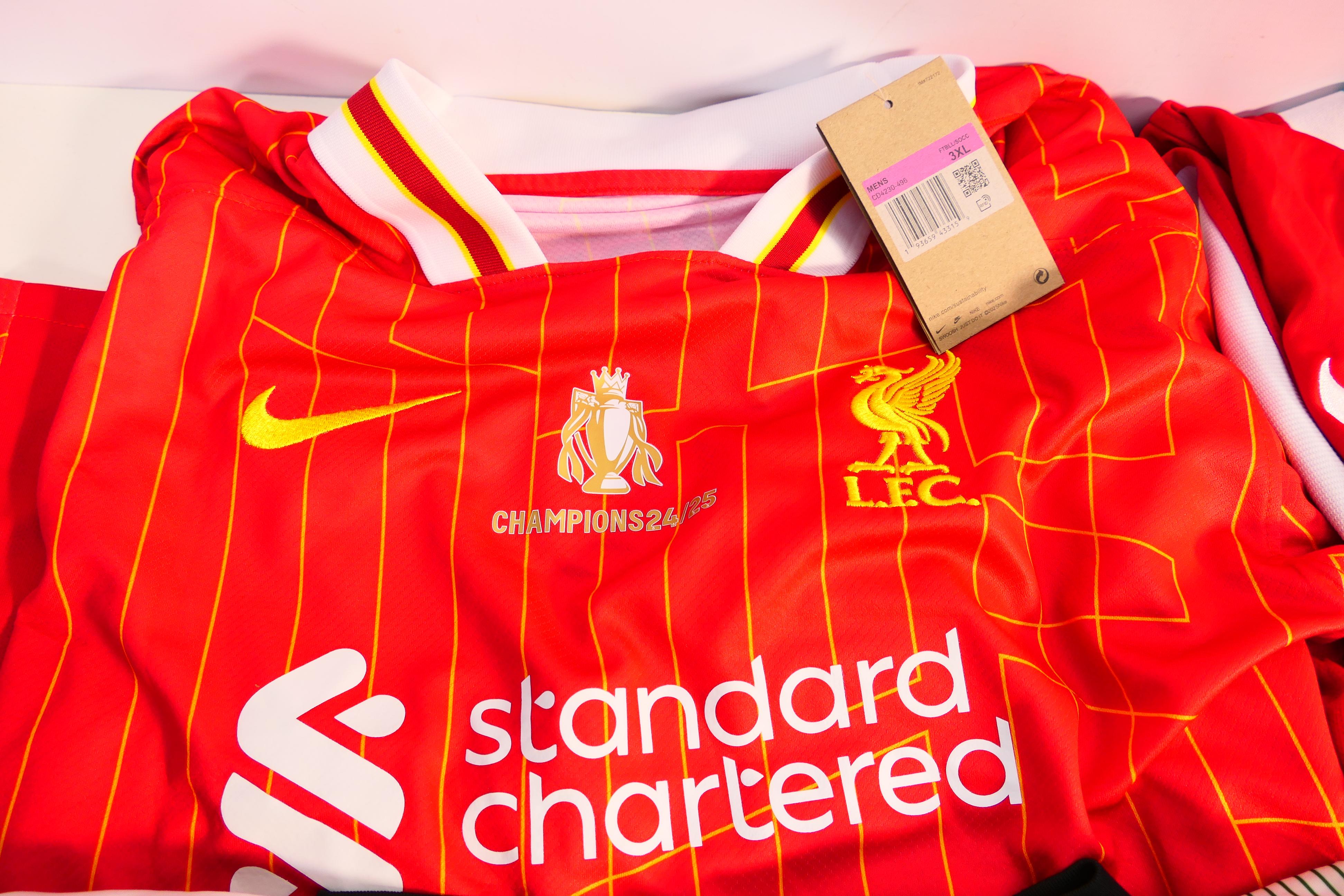 Liverpool Football Club - Five replica shirts, all with Standard Chartered sponsorship, - Image 6 of 6