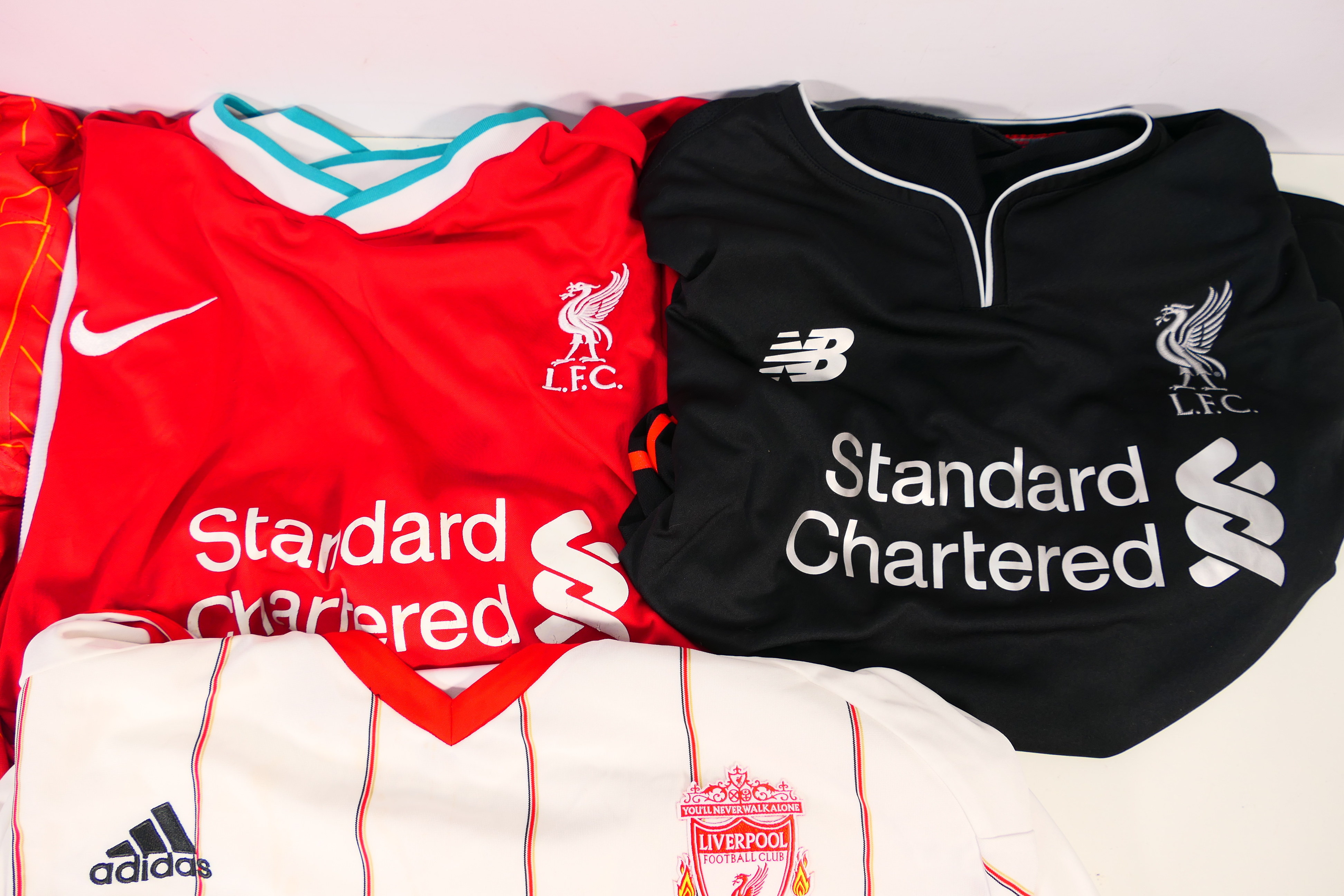 Liverpool Football Club - Five replica shirts, all with Standard Chartered sponsorship, - Image 4 of 6