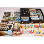 Deltiology - A good collection of UK and foreign cards to include comic, topographical and other,