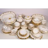 Royal Crown Derby - A good collection of Lombardy pattern dinner and tea wares to include teapot,