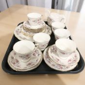 Twenty one pieces of Royal Osborne tea china