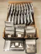 A quantity of light switches and sockets