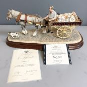 A Border Fine Arts figure group, Pot Cart, B1015, by Ray Ayres, limited edition numbered 106 of 600,