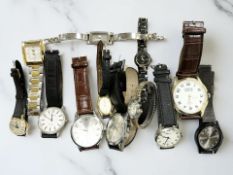 Various lady's and gent's wristwatches including Sekonda, Oliver Steele,