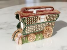 A Royal Worcester figure, The Reading Gypsy Caravan at Appleby Fair,