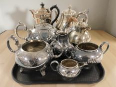 A collection of EPNS tea wares.