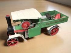 A Mamod steam wagon.