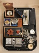 An open faced pocket watch, signed 'Railway Timekeeper, Specially Examined',