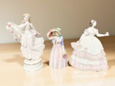 A Royal Doulton figure 'Miss Demure' HN1402,