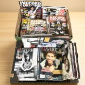 A quantity of music magazines and publications.
