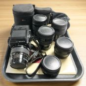 A Zenza Bronica SQ-Ai 6x6 medium format camera, made in Japan, serial No.