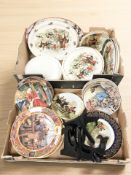 A quantity of Royal Doulton porcelain collectors plates,