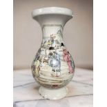 A 19th century Chinese famille rose porcelain vase,