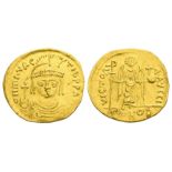 Maurice Tiberius AV Solidus.
