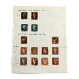 Victorian Penny Penny Black, Two Penny Blue and Penny Red Collection
