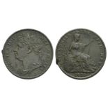 Great Britain. Hanover, George IV CU Farthing.