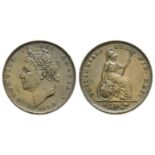 Great Britain. Hanover, George IV AE Farthing.