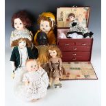 A Madame Alexander limited edition Jo Goes To New York doll, trunk and clothes set, 497/500, with