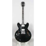 A Gibson ES-335 DOT left-handed hollow body electric guitar, circa 1988, serial number '81458543',