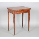 A good George III kingwood writing table, in the manner of Gillows of Lancaster, the double-hinged