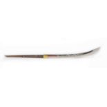 A fine and elegant Japanese naginata, Edo period, with single-edged blade, blade length 37.5cm, with