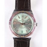 A Breitling Chronomat Automatic 36 South Sea stainless steel and gem set wristwatch, Ref. A10380,