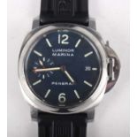 A Panerai Luminor Marina stainless steel cased gentleman's wristwatch, Ref. OP6625, limited