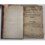 BACON, Francis. The Twoo Bookes of Francis Bacon. Of the proficience and advancement of Learning,