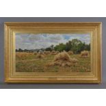 John Clayton Adams (British1840-1906) - ‘Harvest Time’, oil on canvas, signed and dated 1886 lower
