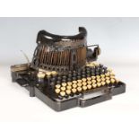 A Royal Barlock typewriter by The Type Writer Co Ltd, width 34cm.