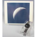 An Omega Speedmaster Pre-Moon stainless steel cased gentleman's chronograph wristwatch, Ref. 105.