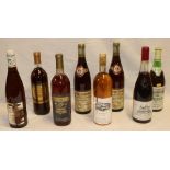 Eight bottles of wine including 1962 Arsinoe, 1990 Cabernet De Saumur,