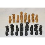 An old St George-style chess set (height of King 2½")
