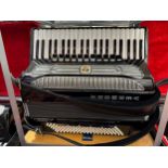 A Vermona Supita (Weltmeister) 120 bass model piano accordion, four sets of handmade treble reeds,