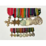 A WWII and later medal group of eight awarded to Lieutenant-Colonel T. M. Pelham Dale MBE consisting