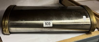 A Victorian coach foot warmer