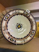 A vintage Moroccan hand painted bowl