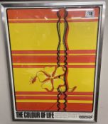 A framed & glazed 1970s poster from Jamaican heritage