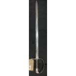 A British 1879 artillery carbine sawback bayonet